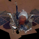 Ilustración para el artículo titulado La NASA publica las primeras fotos de InSight desde la órbita de Marte